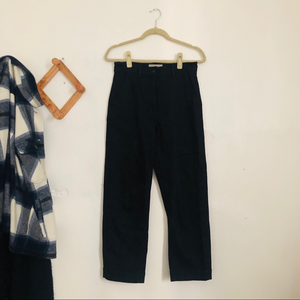 Everlane Straight Leg Crop, Black, Size 4